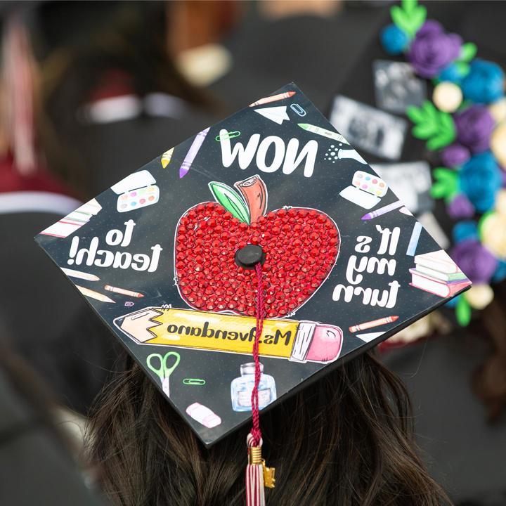 Mutiple media - Teaching and learning graduation cap